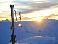 mountain_snow_ski_sunset