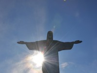 Mike Vondran at Christ the Redeemer, Corcovado, Rio de Janeiro, Brazil, December 30 2008.